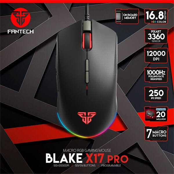 FANTECH X17 BLAKE PRO GAMING MOUSE FANTECH X17 BLAKE PRO GAMING MOUSE